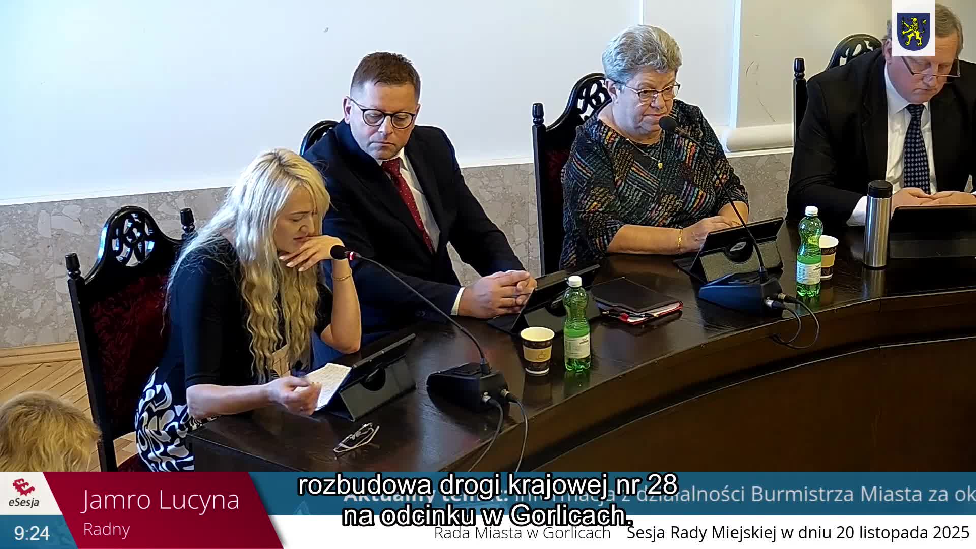 XVIII Sesja Rady Miasta Gorlice z 20.11.2025