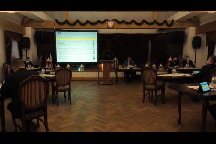 XLI Sesja Rady Miasta i Gminy Uzdrowiskowej Muszyna (30.12.21)