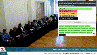 XLVI Sesja Rady Miasta Gorlice z 21.04.2022
