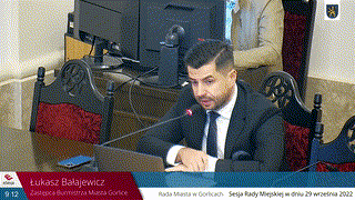 L Sesja Rady Miasta Gorlice z 29.09.2022