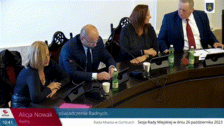 LXIV Sesja Rady Miasta Gorlice z 26.10.2023