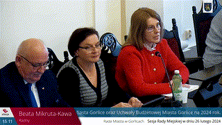 LXIX Nadzwyczajna Sesja Rady Miasta Gorlice z .26.02.2024