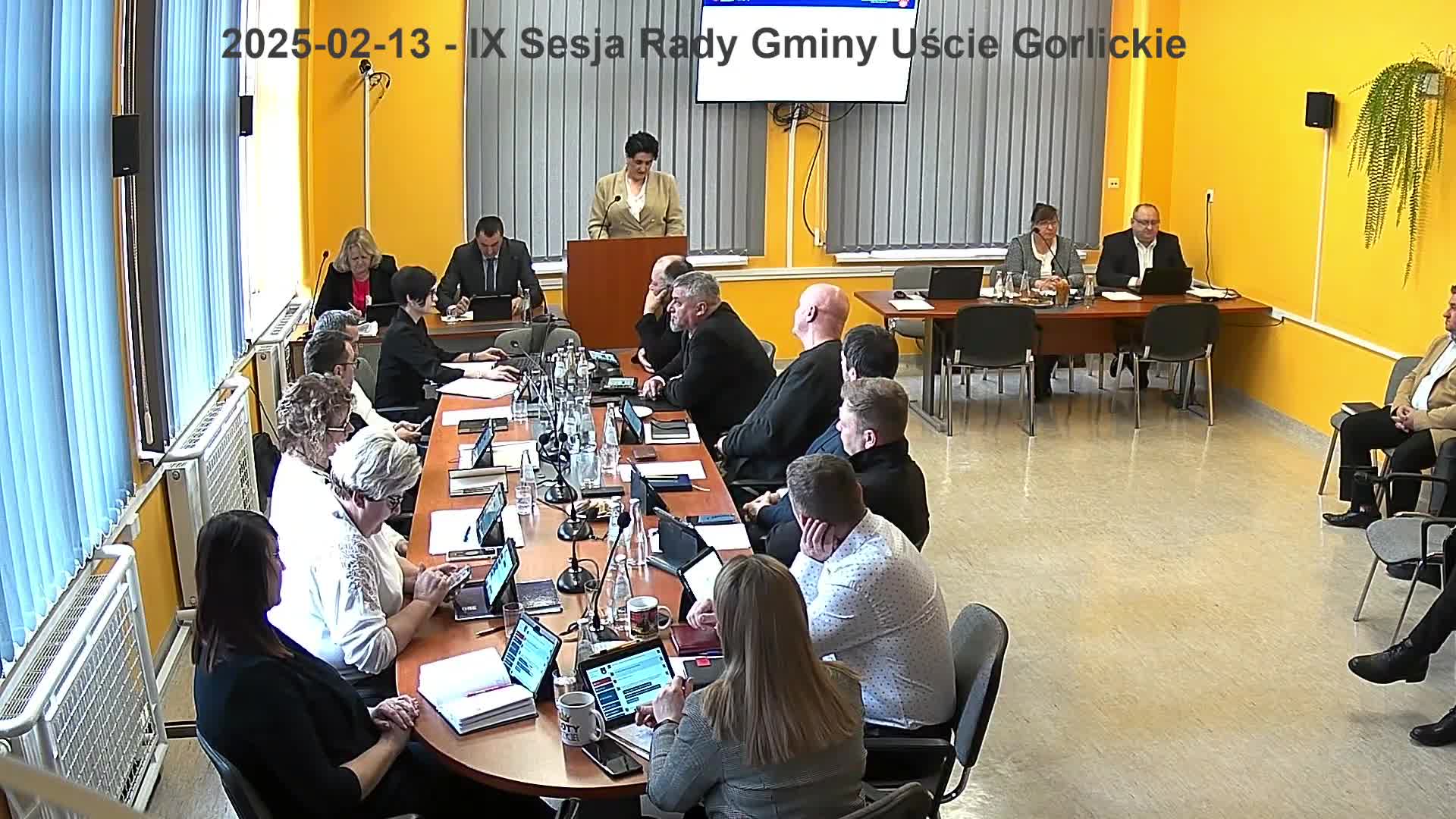 2025-02-13  - IX Sesja Rady Gminy Uscie Gorlickie (kadencja 9)