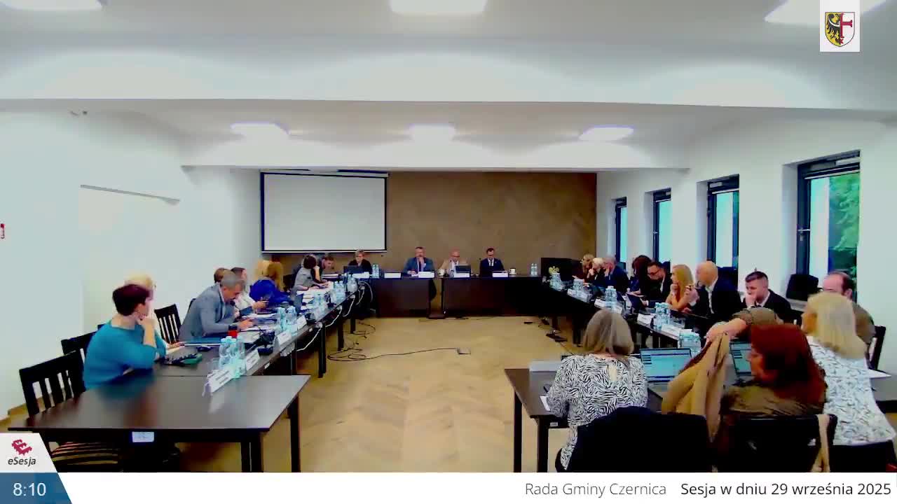 XVIII Sesja Rady Gminy Czernica - 29 Września 2025 r